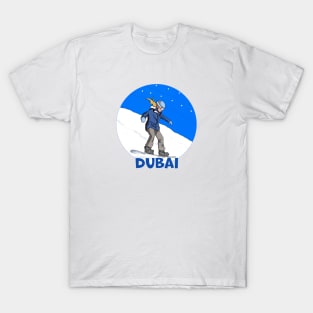 Snowboard in Dubai T-Shirt